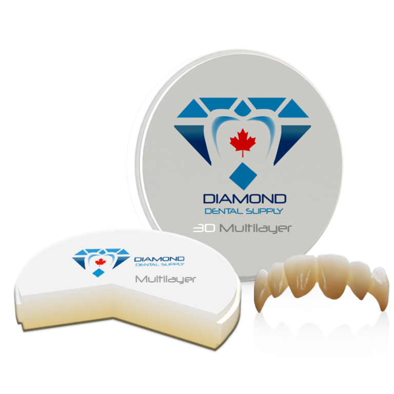 DDS 3D Multilayer Zirconia Blocks Diamond Dental Supply