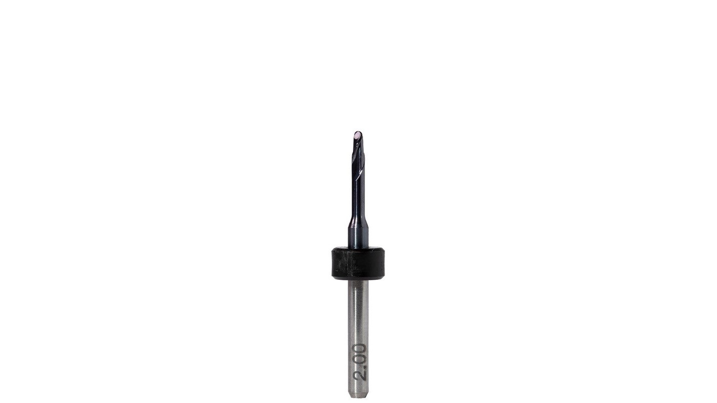 T2/T7 - 2.0 | 3.0 mm RADIUS MILLING TOOL (L=12 mm)